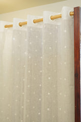 Curtains -Premium embroidered sheer curtain