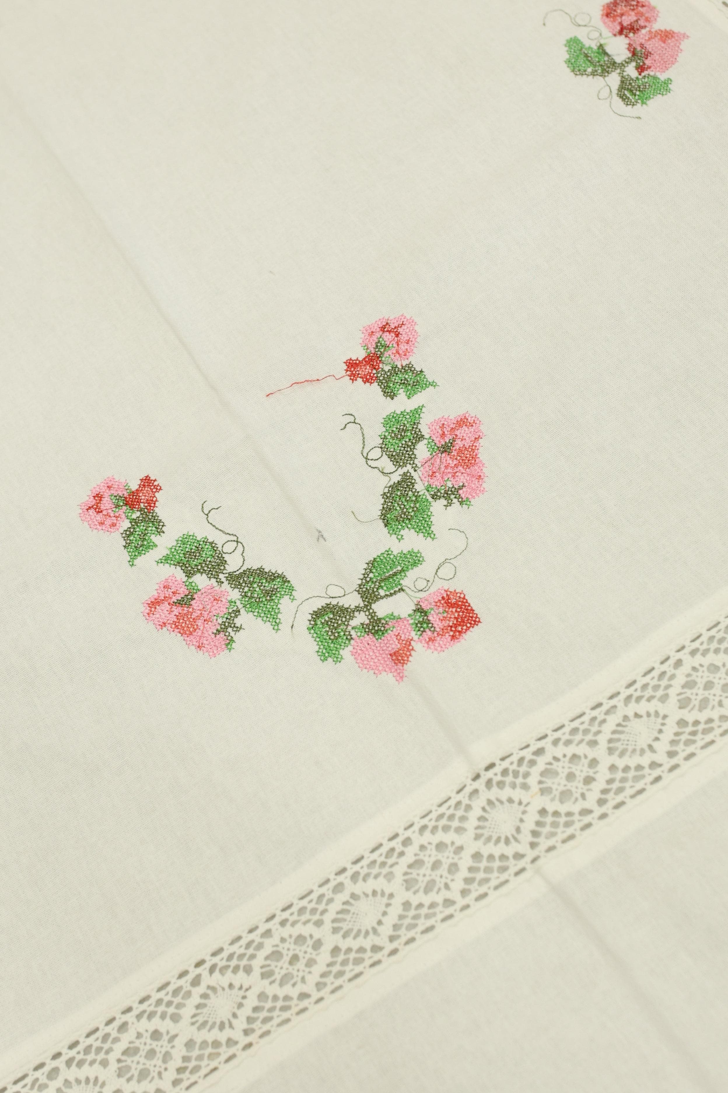 Table cloths - 6 seater cross stitch embroidery