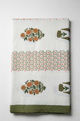 Bedsheets - Handblock queen rajwada print bedsheets