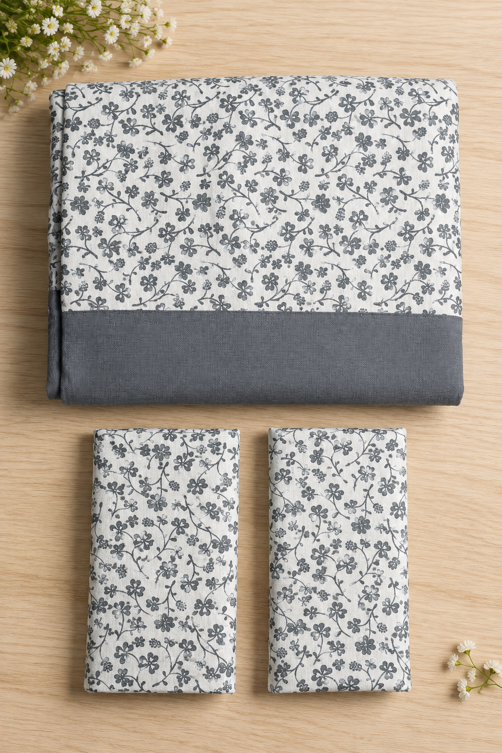 Bedsheets - King daily use border bedsheets