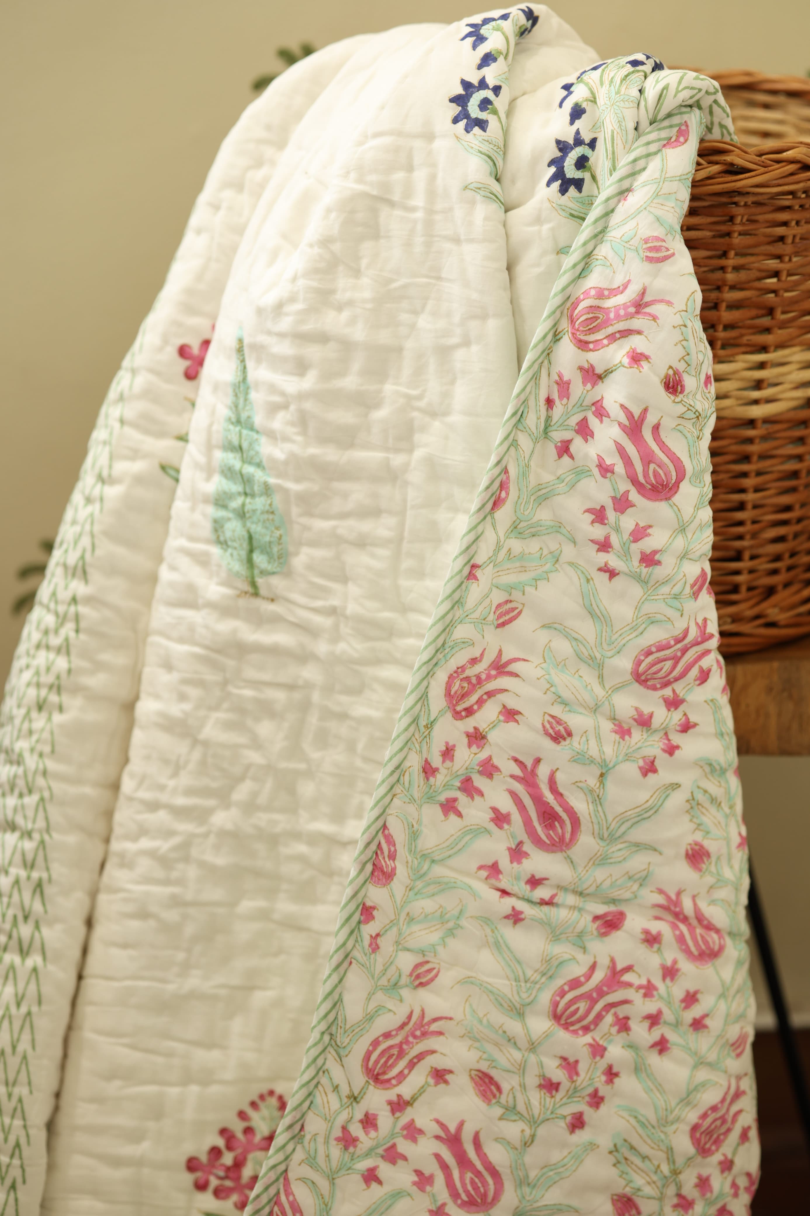 Single Quilt Handblock print