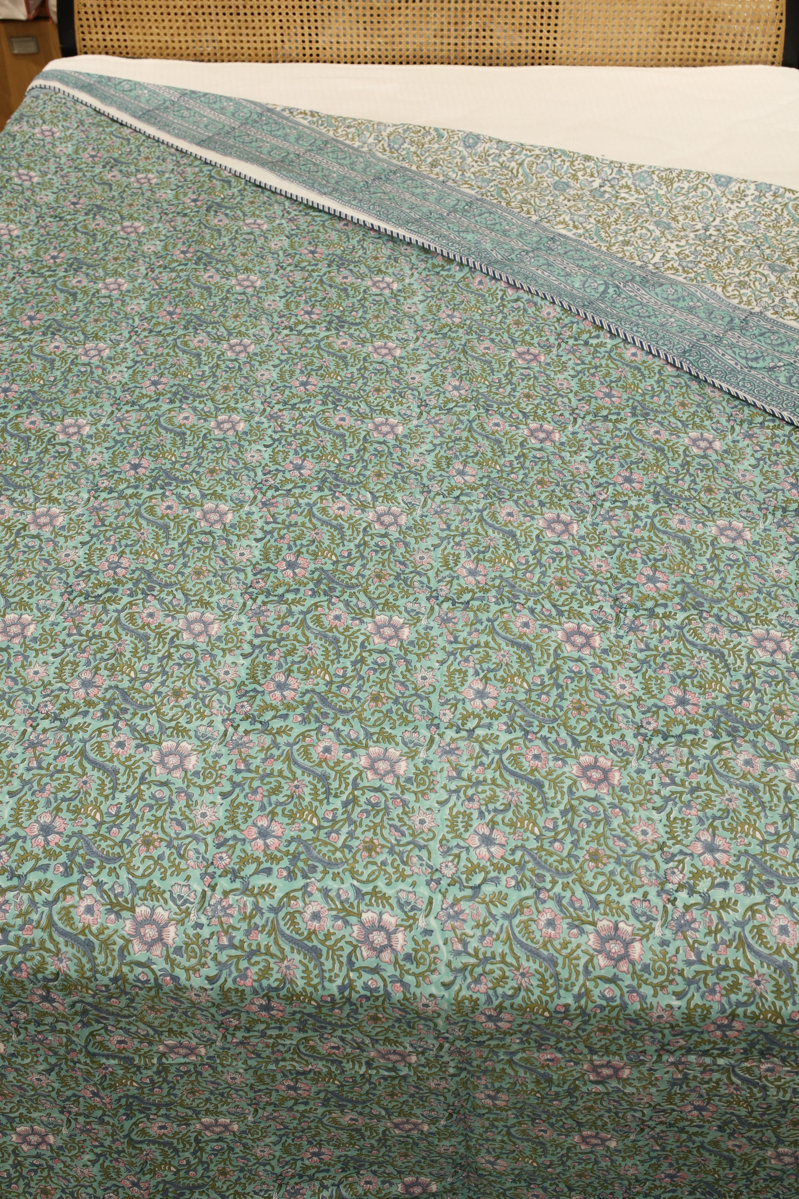 Double dohar / Blanket - Mughal handblock print