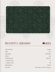 Upholstery fabrics -Ajrakh(Bughti)
