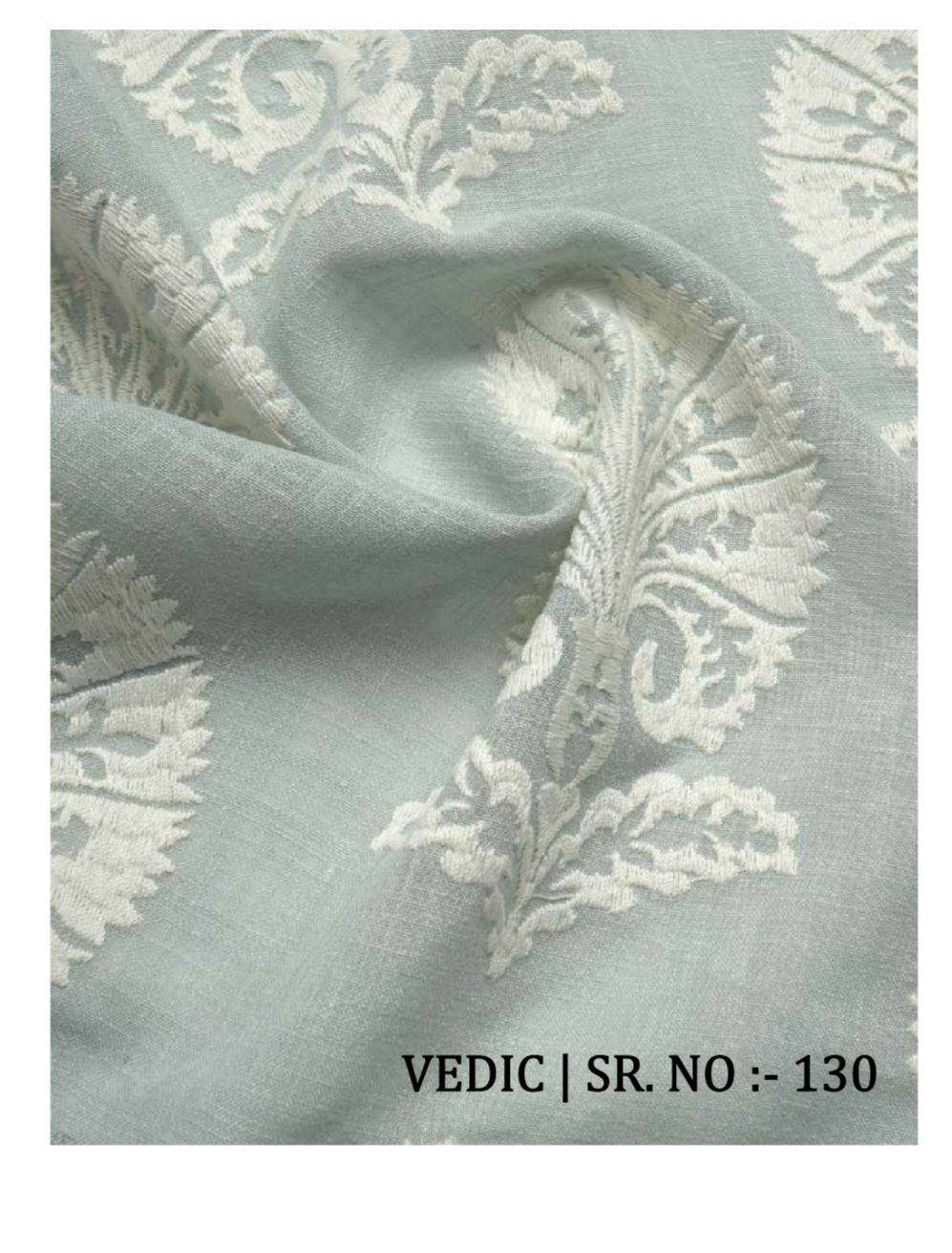 Fabric only Curtains -Premium embroidered designer curtains semi Transparent