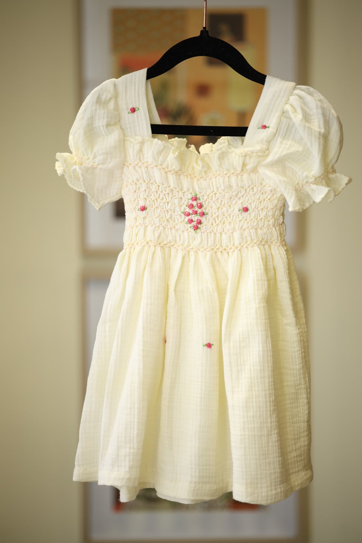 Kids smocked dress 18-24 month