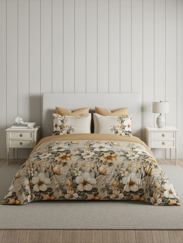 Bedsheets - Queen premium soft cotton bedsheet Digital print DD (mem)