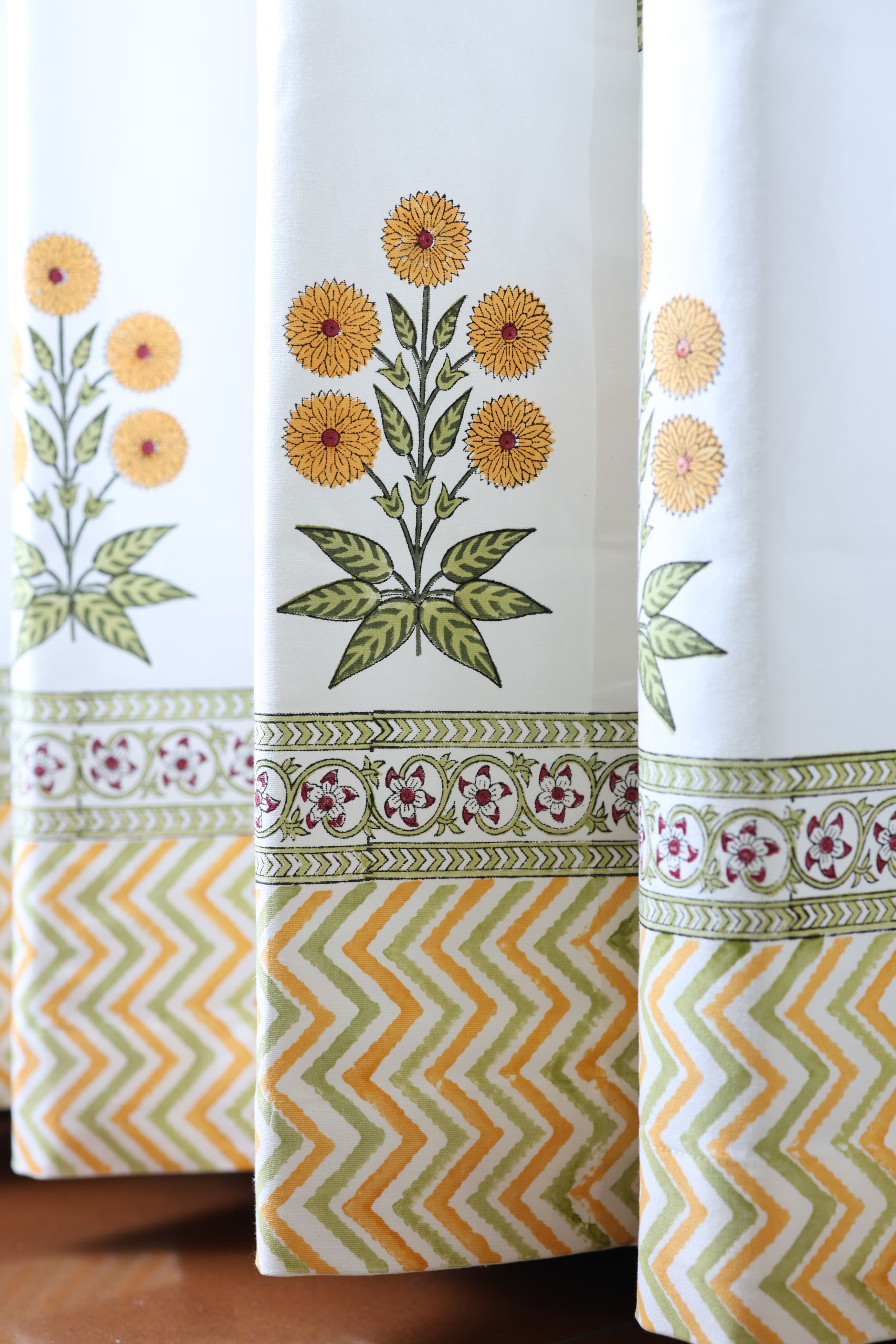 Curtains - Handblock printed curtains