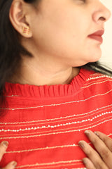 Sale : Kurti Dress : White Pearls : Ready to ship