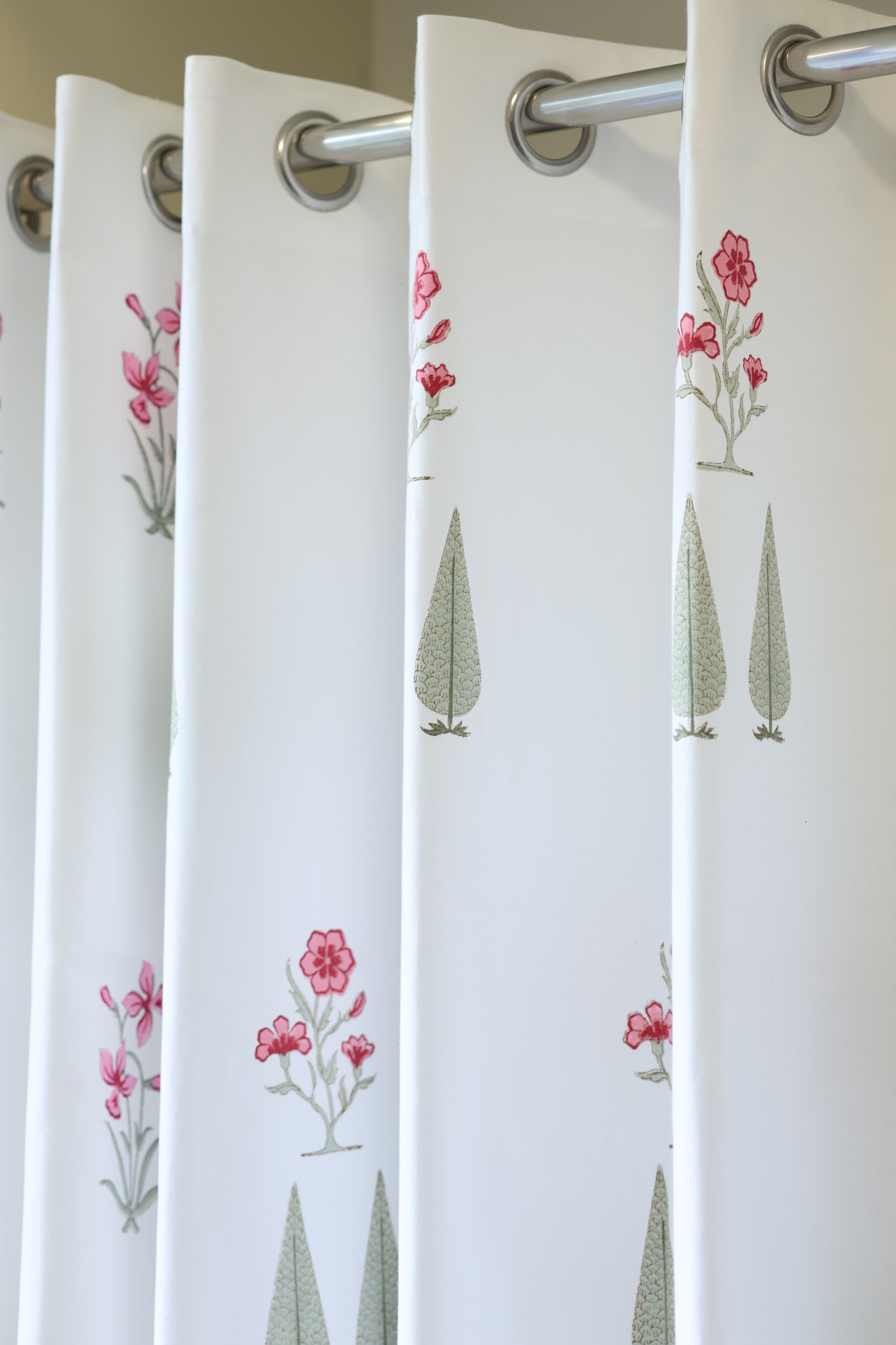 Curtains - Handblock printed curtains