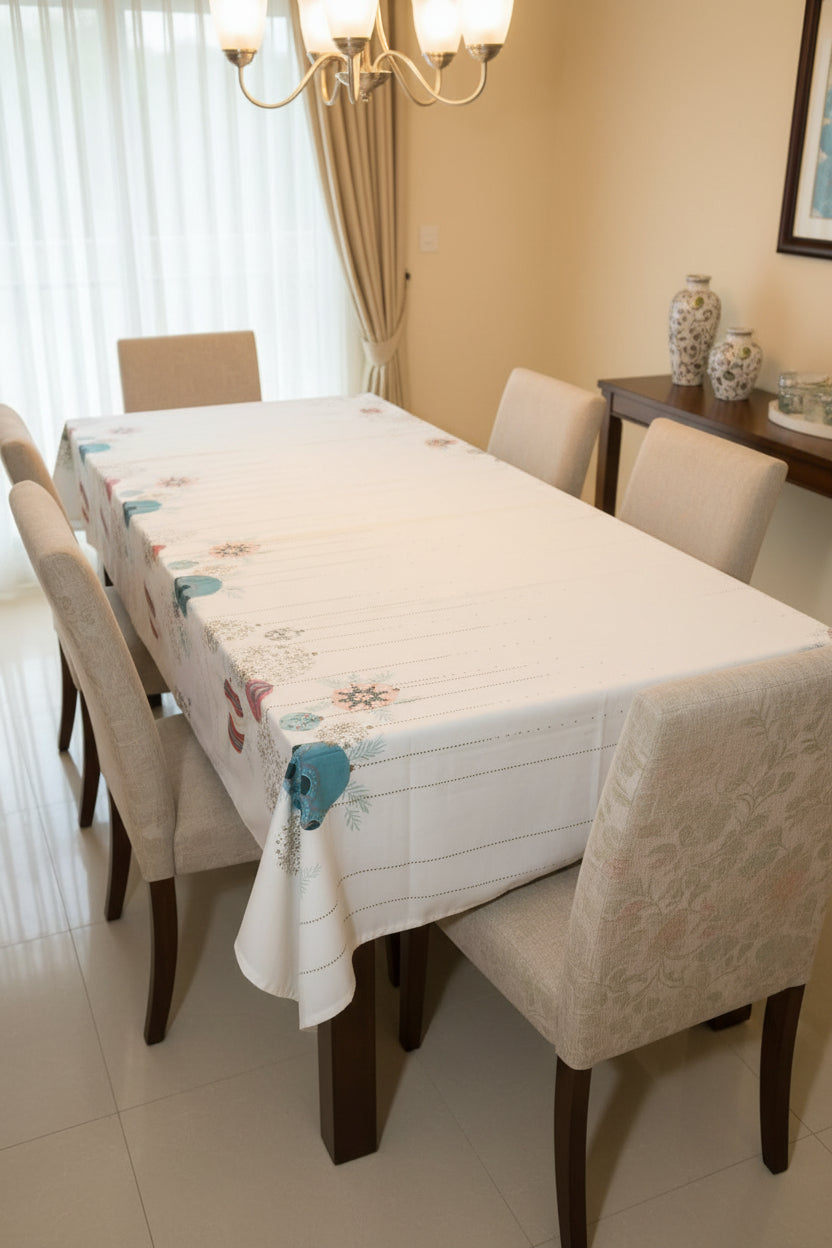 Table cloth - 8 seater(162cm * 264cm) Xmas Edition