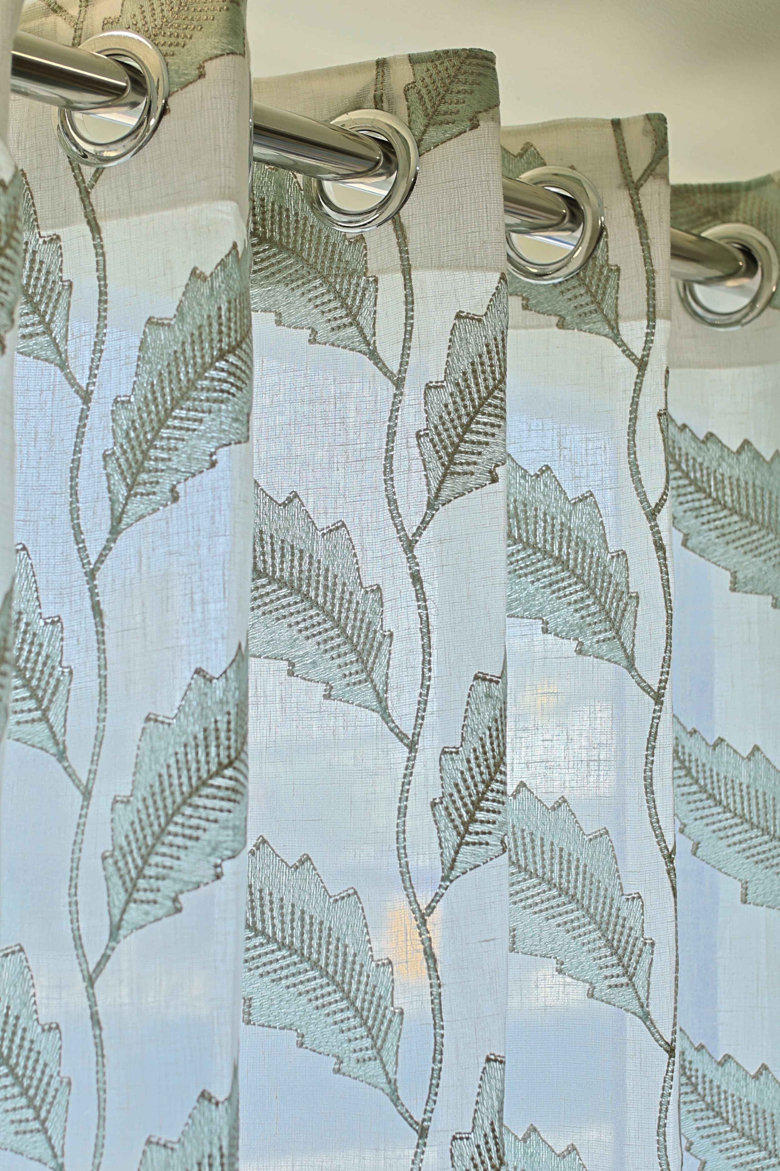 Curtains-Premium Embroidery sheer curtains zenit prebooking