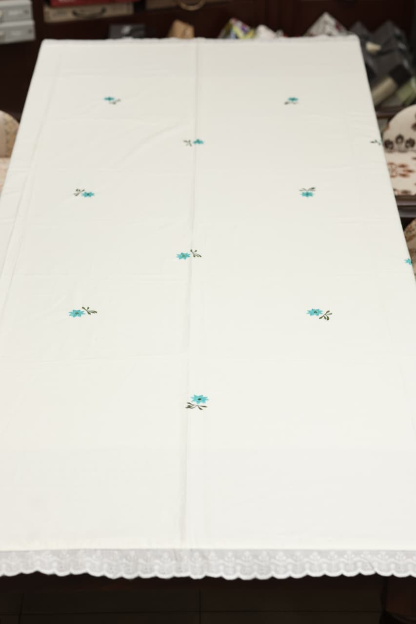 Onam Embroidery table cloth -6 seater