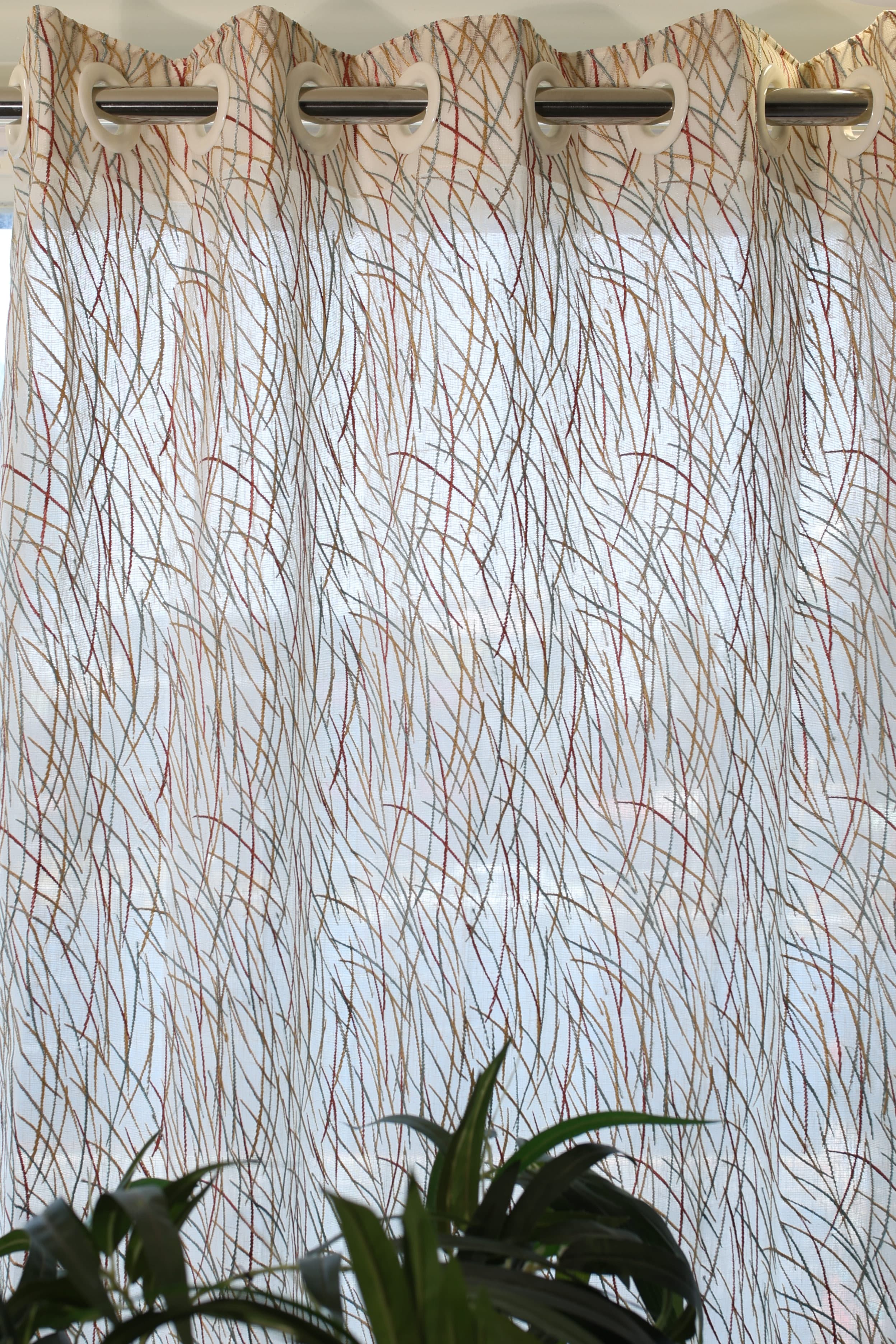 Curtain - Premium Embroidery sheer curtains zenit bhojtal prebooking
