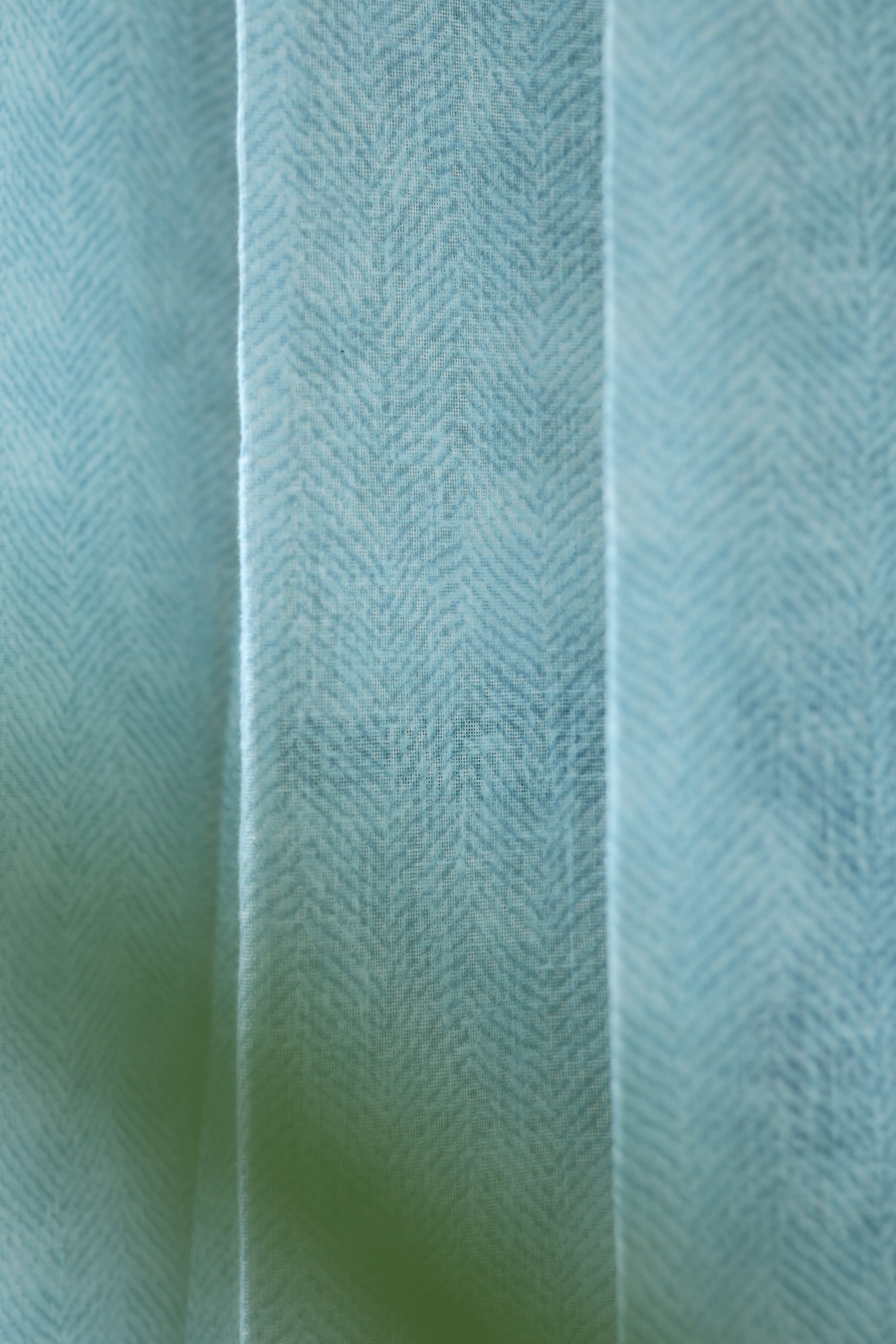 Amethyst Sheer Curtain – Semi Transparent Herringbone print