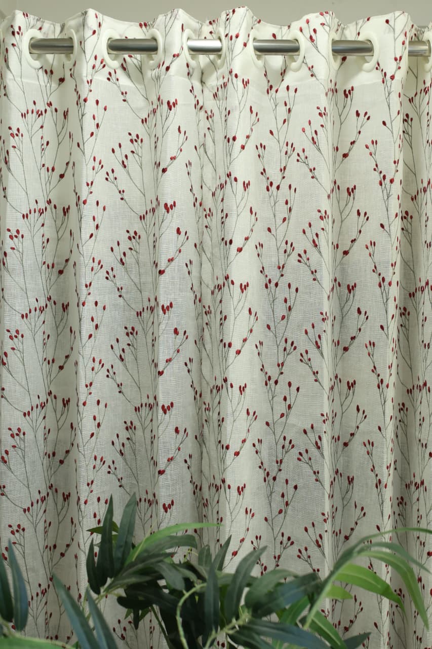 Curtains - Premium embroidery sheer curtains Prebooking