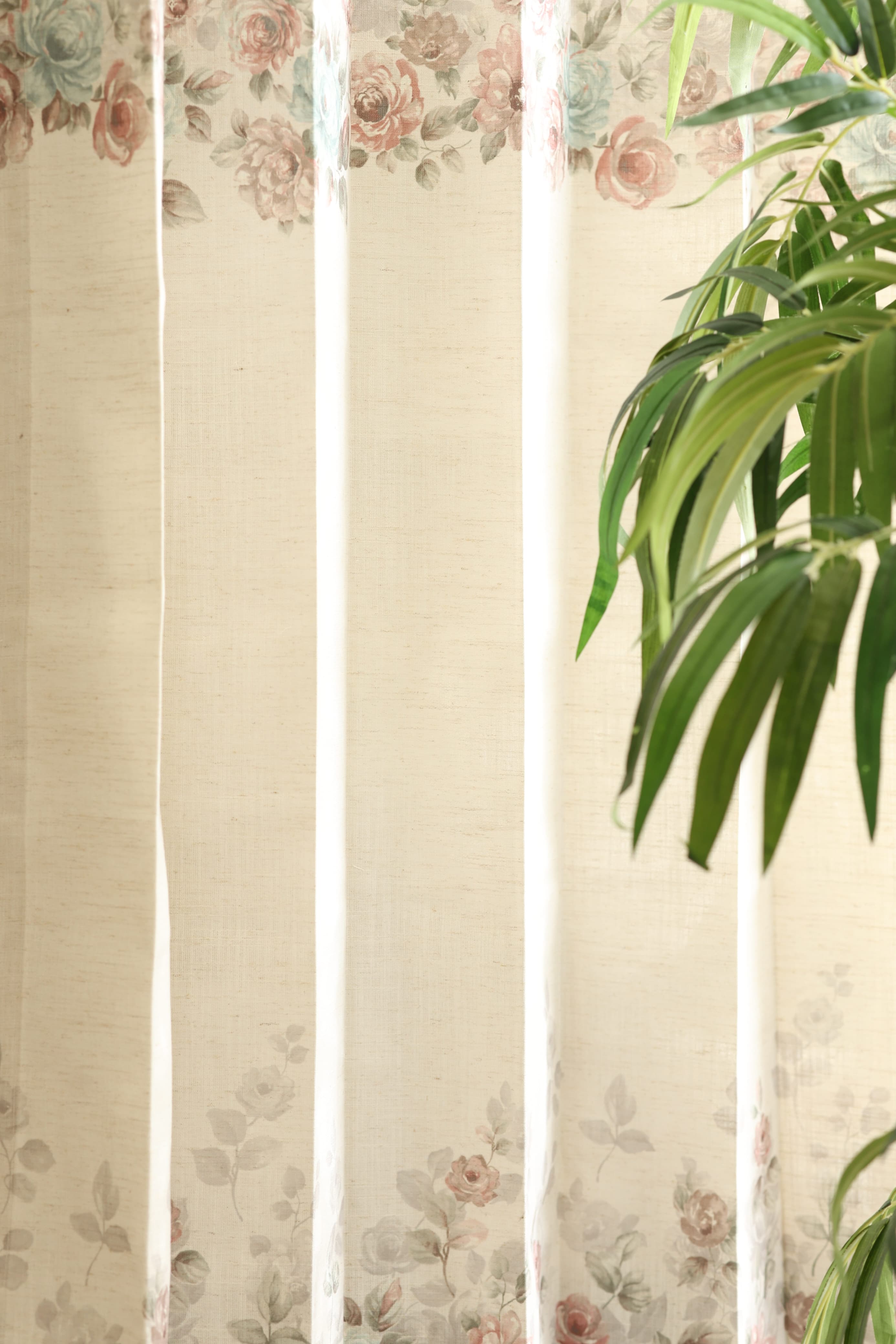 Curtains English floral printed curtains (sheer and opaque) prebooking