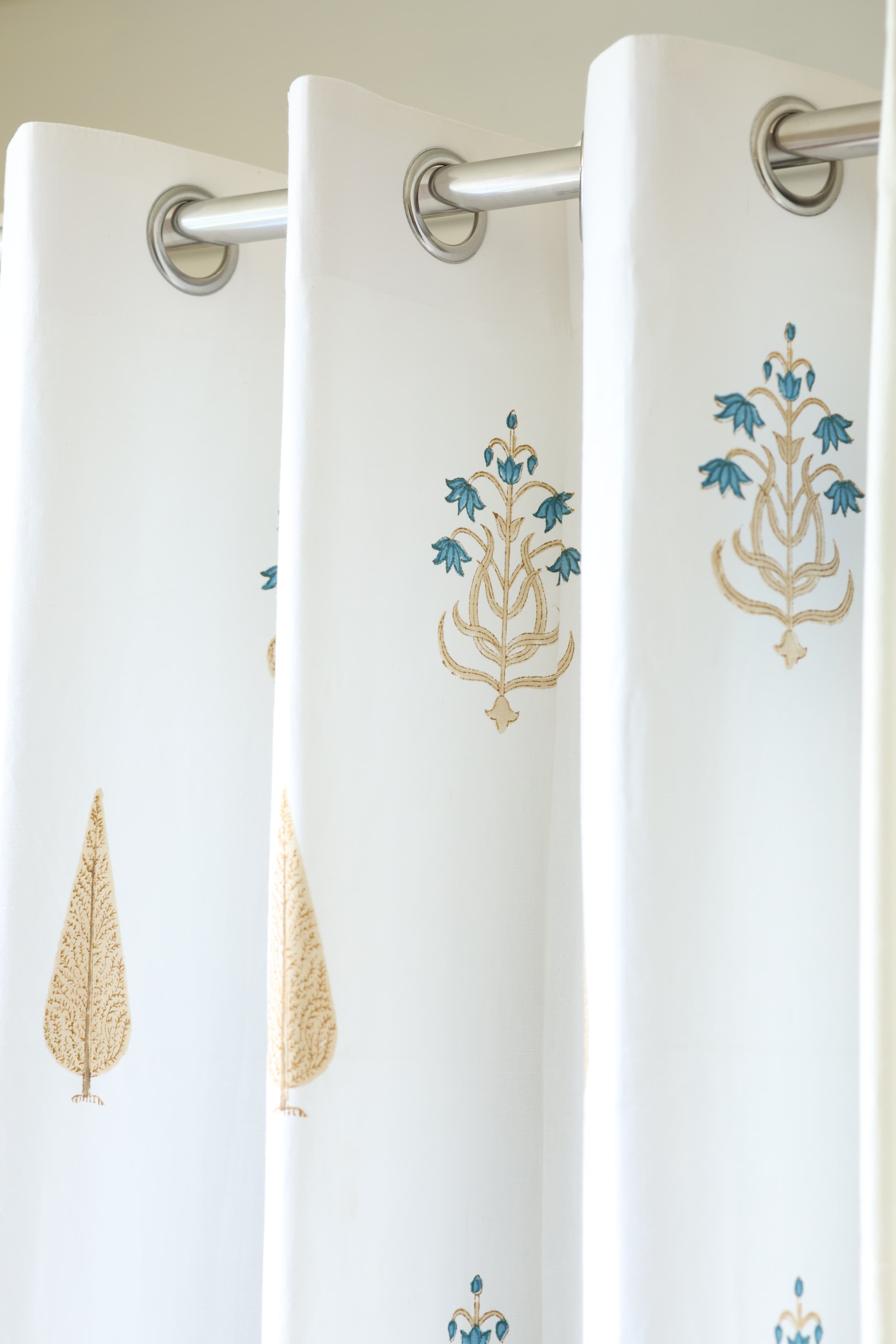 Curtains - Handblock printed curtains Diwali sale