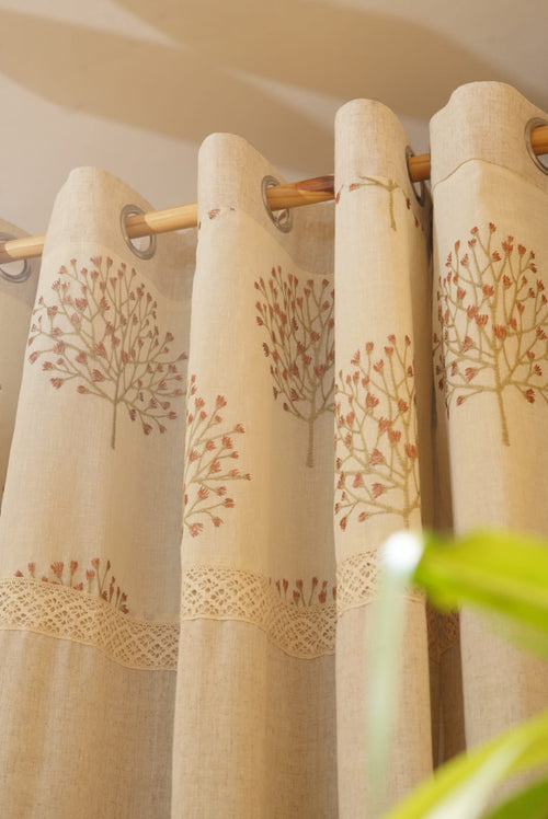 Curtains - Premium Embroidery designer opaque curtains