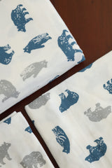 Vintana King Size Soft Cotton Flannel Bedsheet Set