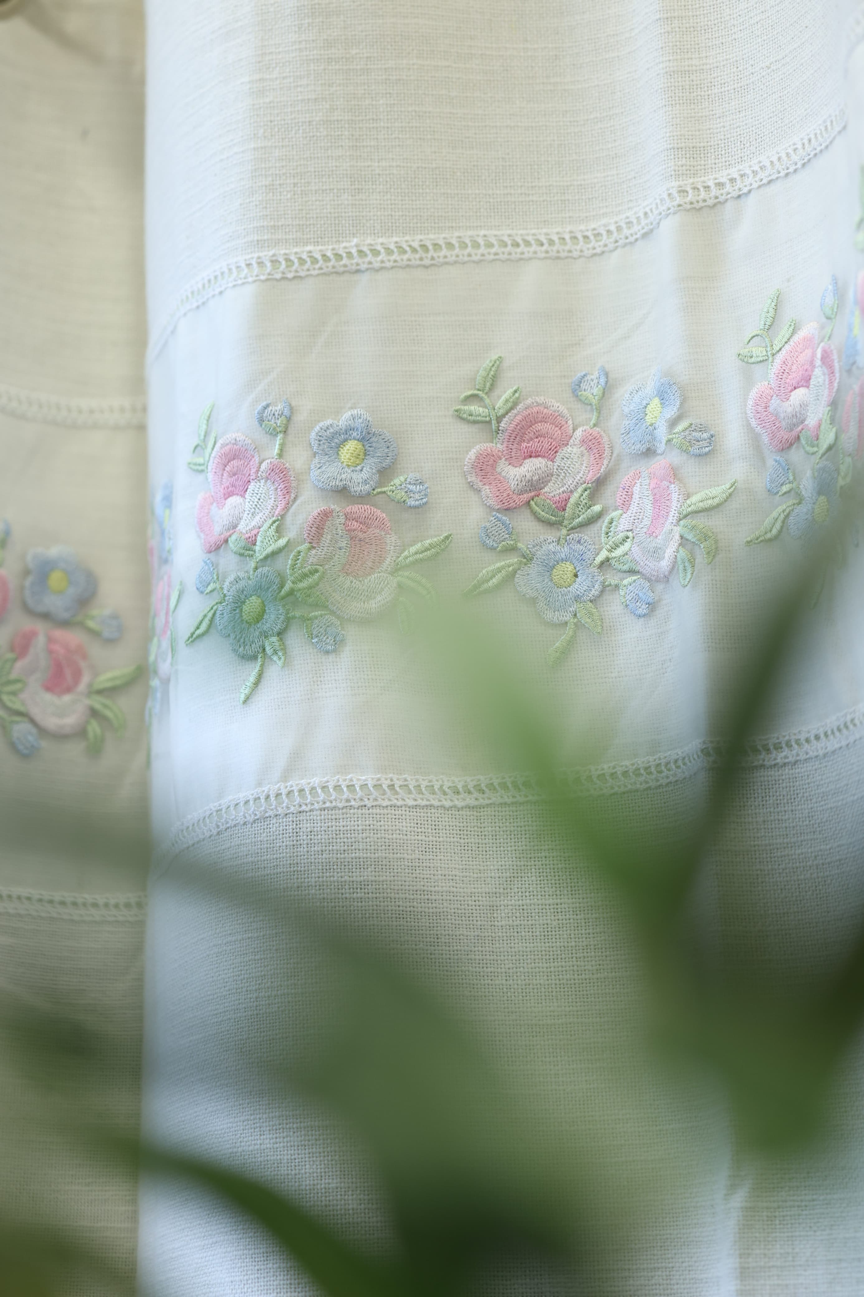 Curtains - Embroidery designer opaque curtains Sonata Drops