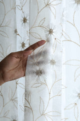 Premium Embroidery Sheer Curtain - Grace