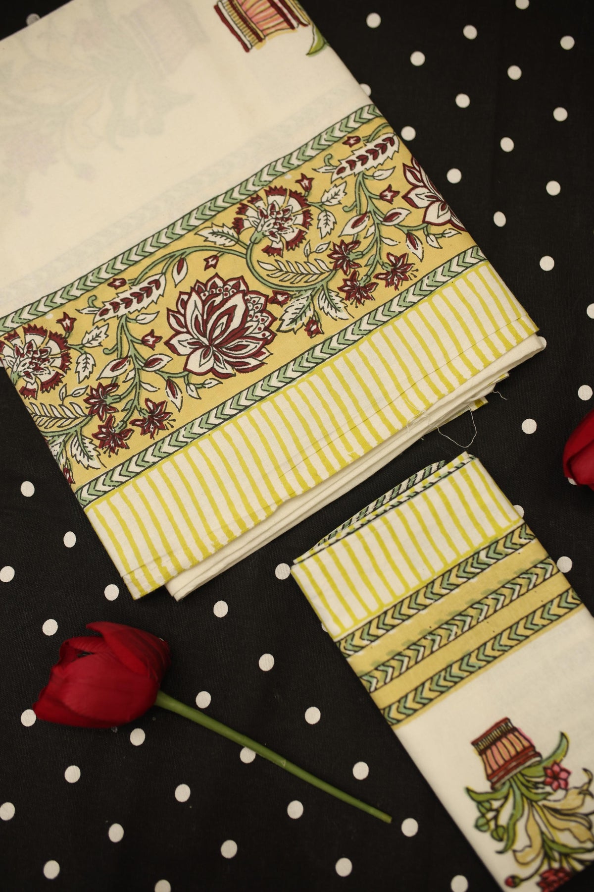 Bedsheets-Single handblock bedsheets