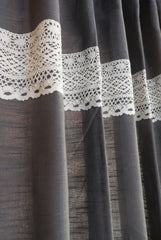Curtain : Opaque Back tab curtains