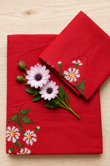 Bedsheets - Single Cross stitch embroidery bedsheets