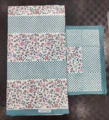 Bedsheets:Super king Handblock bedsheets