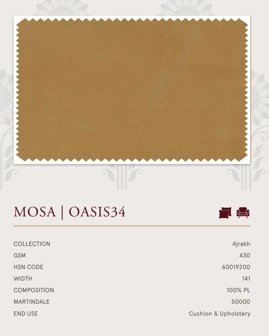 Upholstery fabrics -Ajrakh(Mosa)