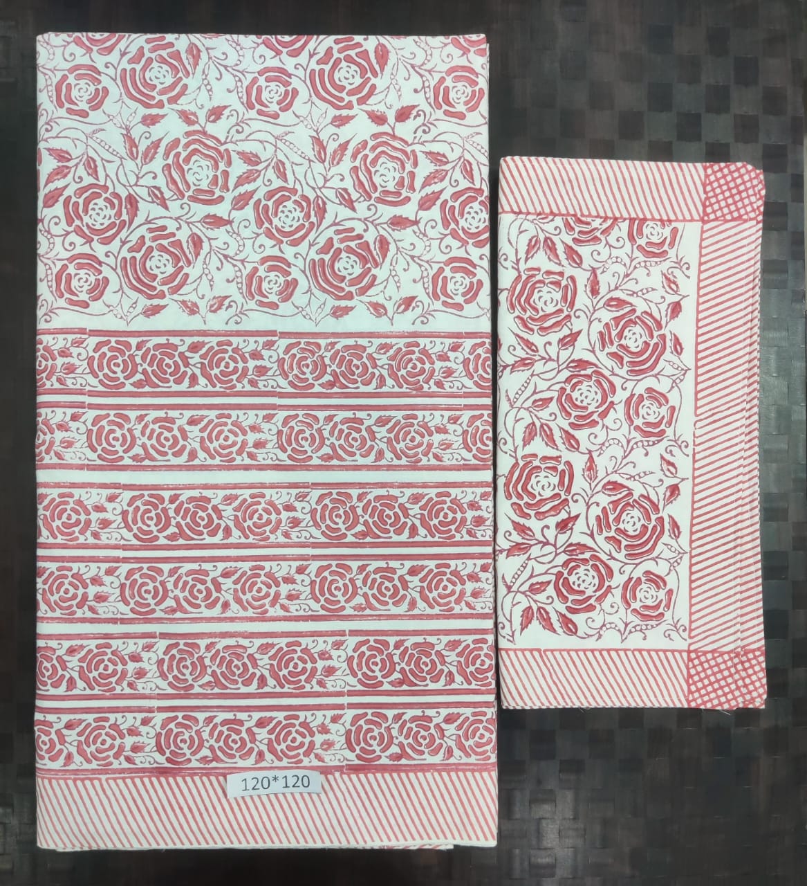 Bedsheets:Super king Handblock bedsheets