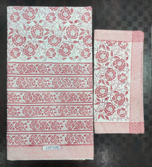 Bedsheets:Super king Handblock bedsheets