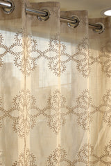 Curtains - Premium Embroidery sheer curtains tamhini prebooking zinnia