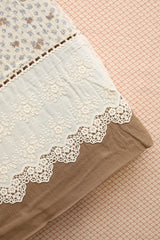 Bedsheets - Premium King soft cotton lace bedsheets majestic