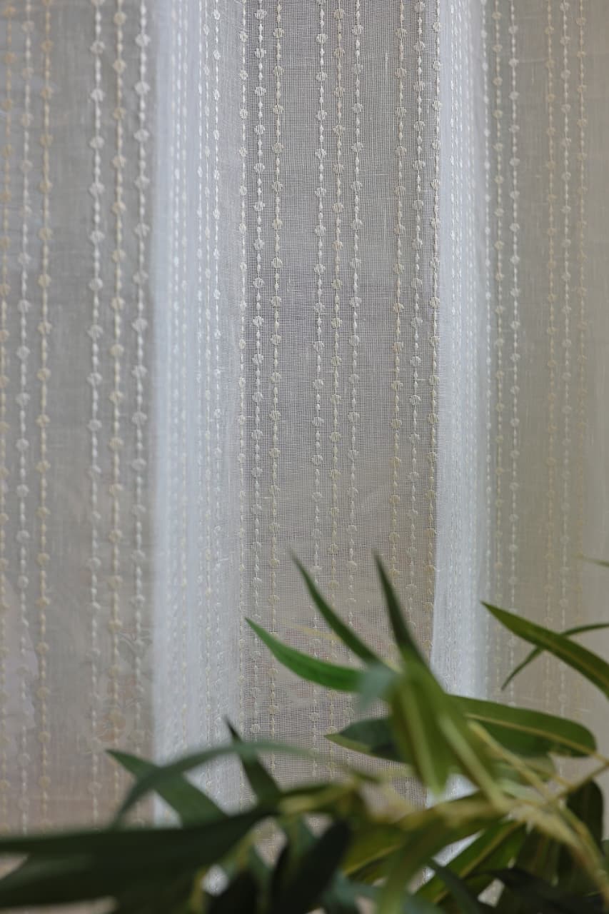 Curtains -Premium embroidered sheer curtain