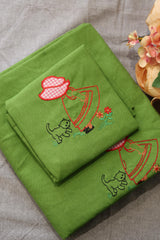 Bedsheets - Single Cross stitch embroidery bedsheets