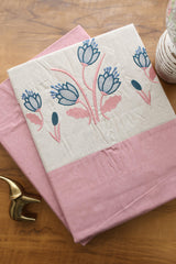 Elegant Floral Embroidery King Bedsheet Set Caspian