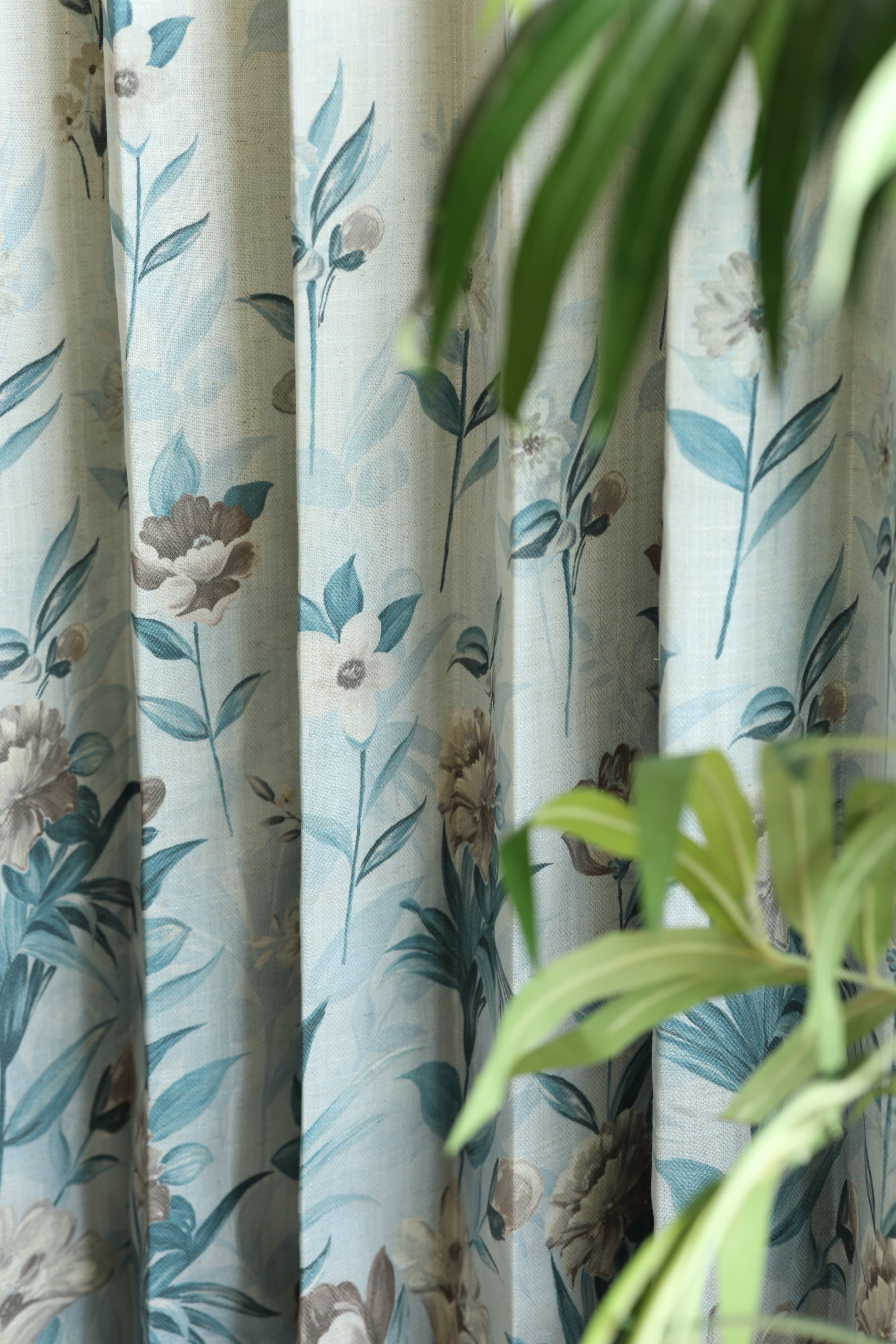 Curtains English floral printed curtains (sheer and opaque) prebooking
