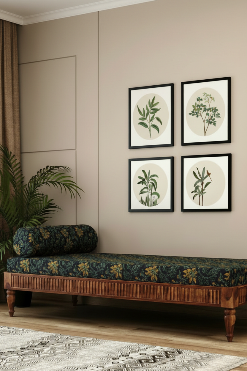 Upholstery fabrics -Ajrakh(Bagru)