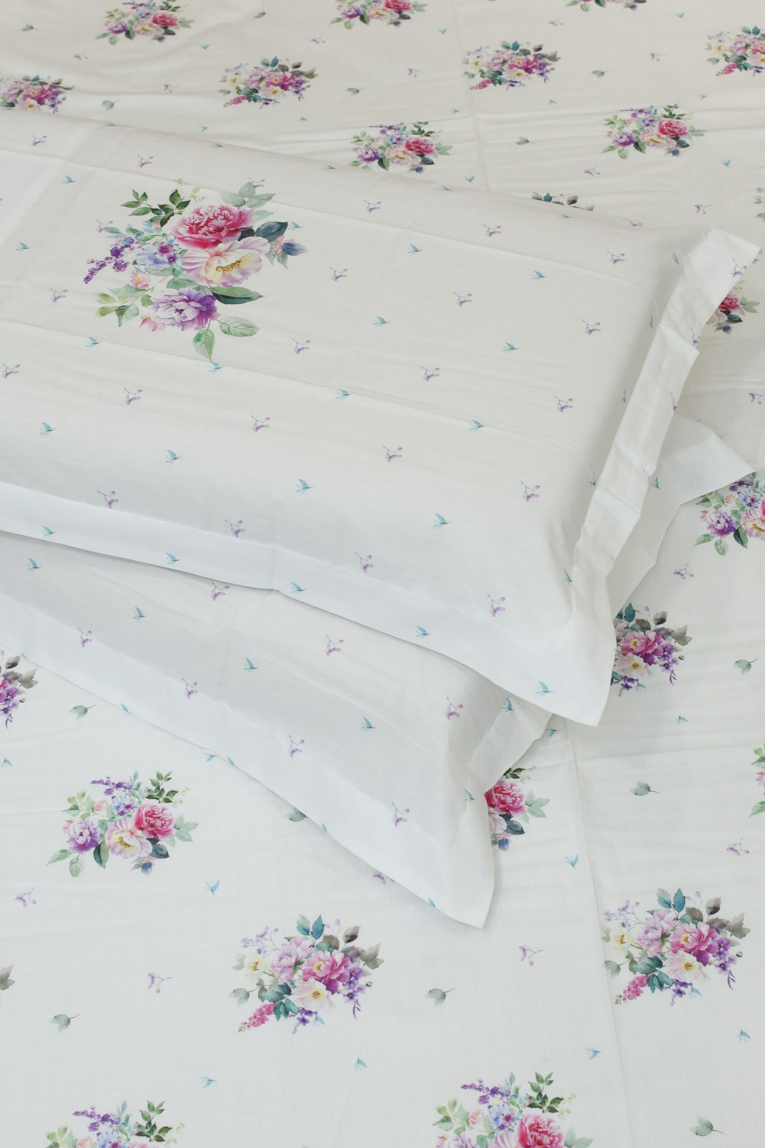Bedsheets - King premium soft cotton bedsheet Digital Print DD   VATIKA