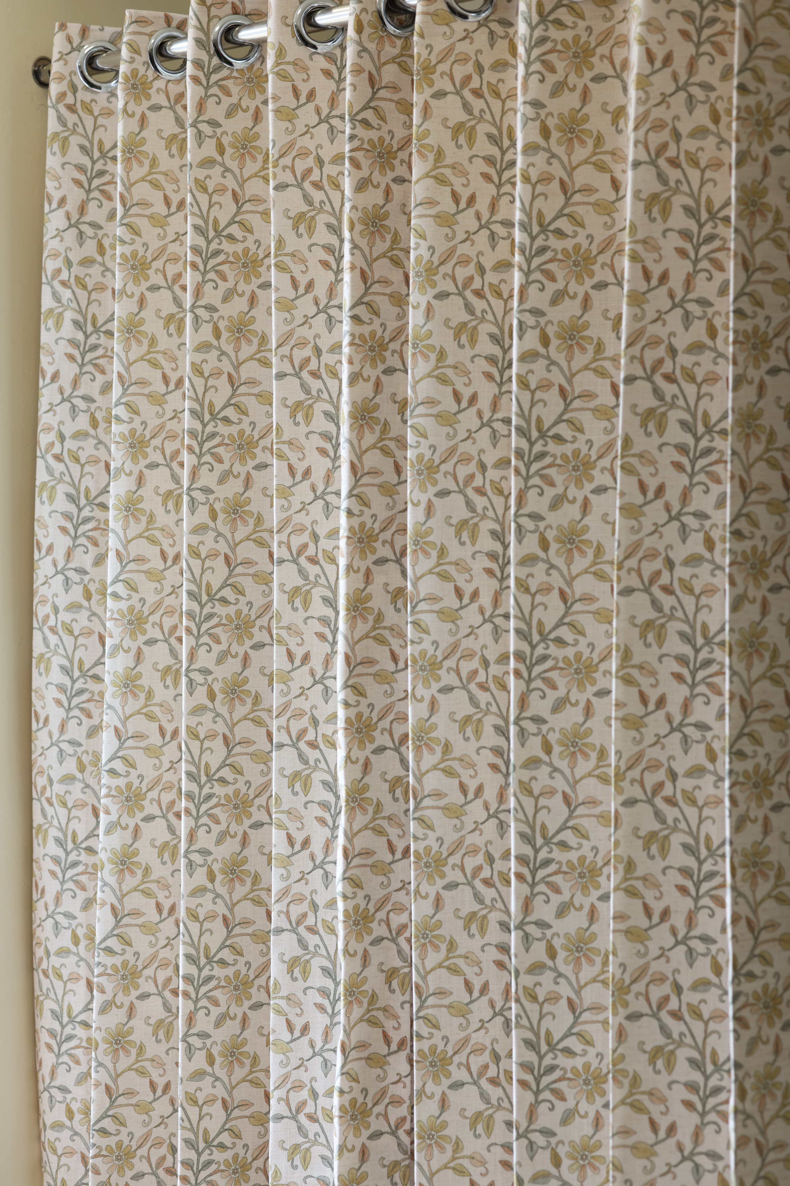 Curtains - Premium kantha print floral opaque curtains prebooking