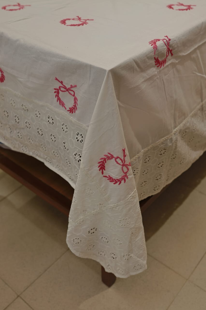 Table cloth -6 seater Hand embroidered