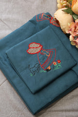 Bedsheets - Single Cross stitch embroidery bedsheets