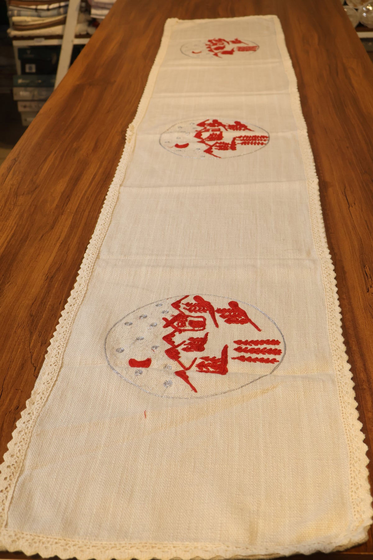 Table runner 6 seater :Xmas edition(177 cm * 28 cm)