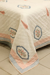 Premium Cotton handblock Print Double Quilt
