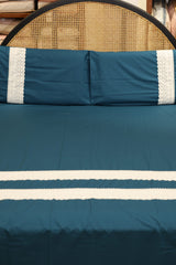 Premium Soft Cotton Lace Bedsheet Set – King Size
