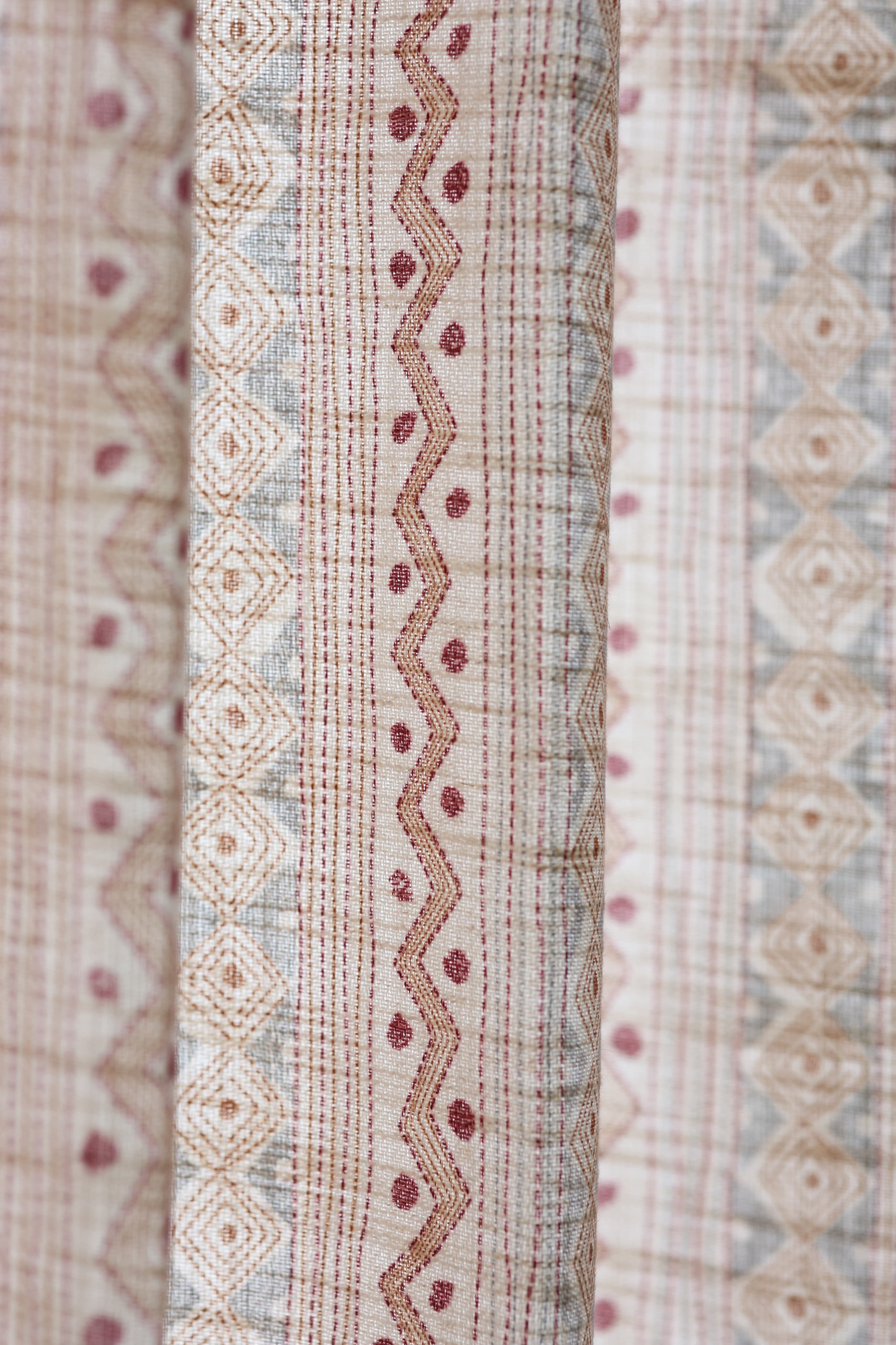 Curtains - Premium kantha print floral opaque curtains prebooking