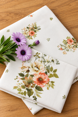 Bedsheets - King premium soft cotton bedsheet Digital Print DD(Vatika)