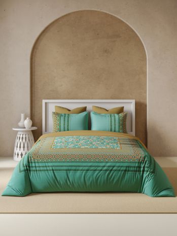 Bedsheets - King premium soft cotton bedsheet Digital Print DD (Bahara)