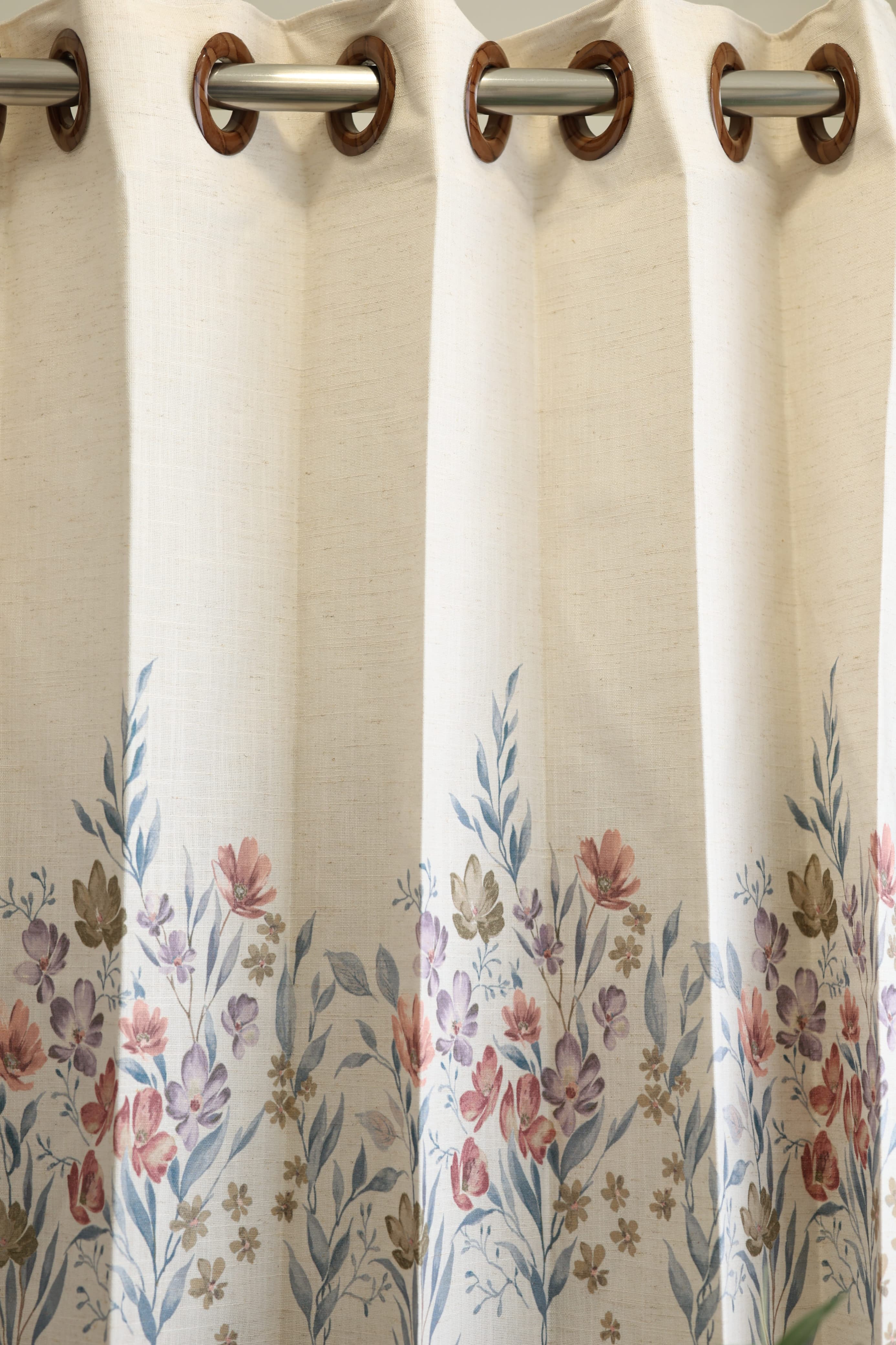 Curtains English floral printed curtains (sheer and opaque) prebooking